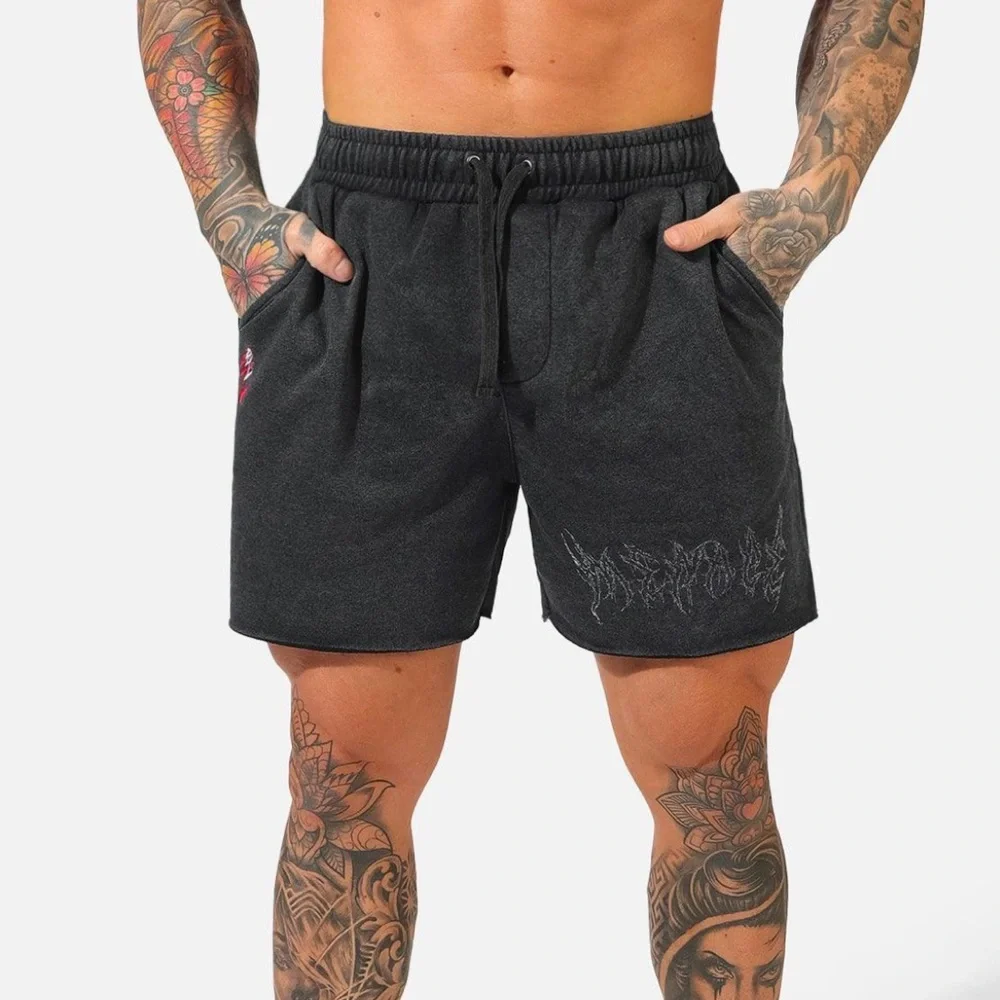 MEN’s JedNorth Vintage Wash Raw Edge 5'' Shorts (SMALL) - Picture 7 of 12